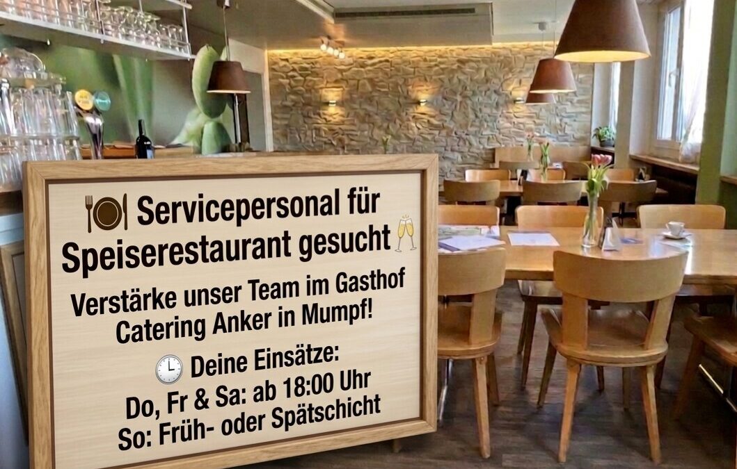 🍽️ Servicepersonal gesucht🥂