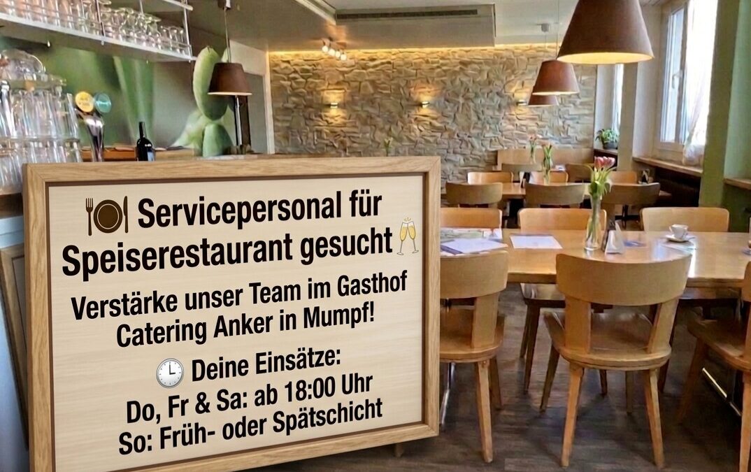 🍽️ Servicepersonal gesucht🥂