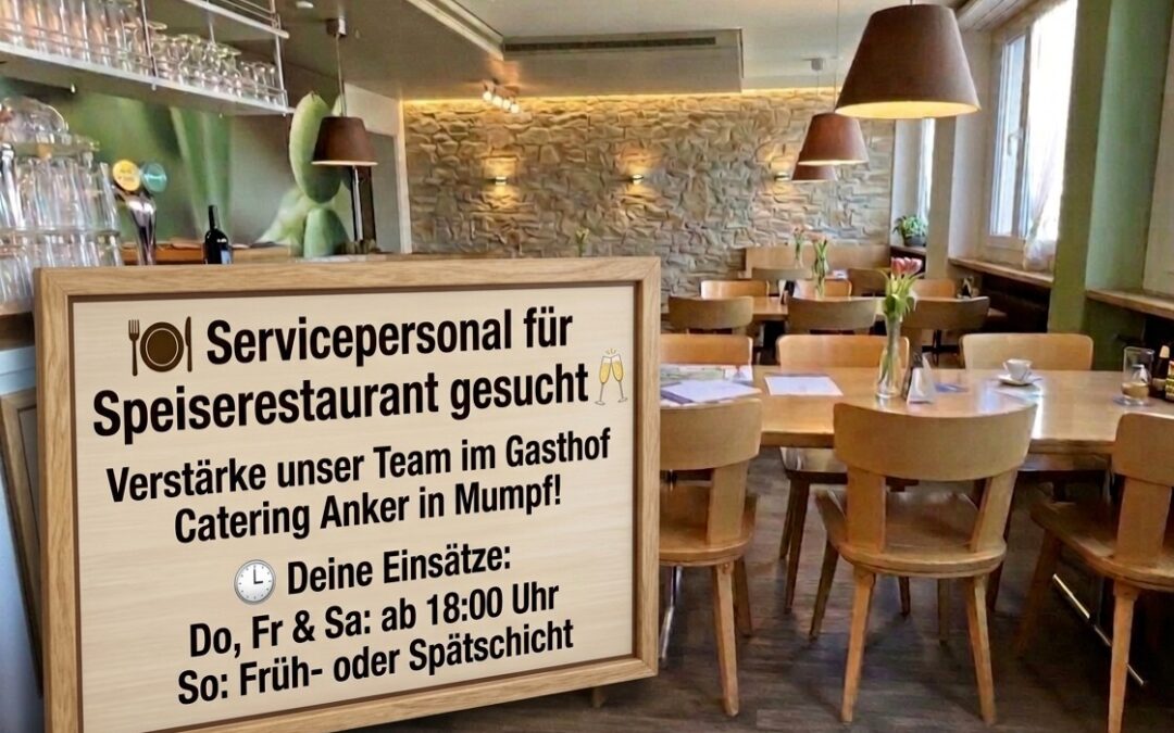 🍽️ Servicepersonal gesucht🥂
